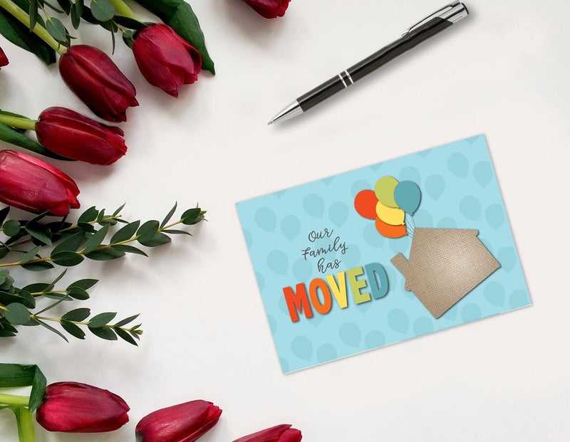 Stonehouse Collection | 40 New Home Address - Moving Announcement Postcards | 4 x 6 Change of Address Fill in the Blank Cards | Friends & Family Reminder | Made in the USA - Image 2